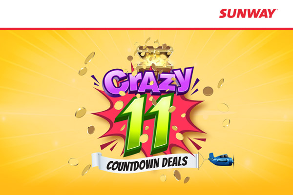 Sunway Crazy11 Landing Page
